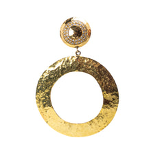 Load image into Gallery viewer, 18 karat yellow gold and diamond earrings