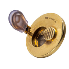 Load image into Gallery viewer, Pair of 18K Gold and Enamel Ear Clips