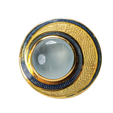 Load image into Gallery viewer, Pair of 18K Gold and Enamel Ear Clips