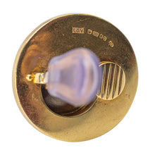 Load image into Gallery viewer, Pair of 18K Gold and Enamel Ear Clips