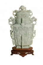 Load image into Gallery viewer, A Jade Vase and Cover, Chinese
