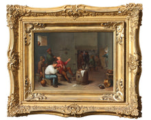 Load image into Gallery viewer, A Large Berlin (K.P.M.) Porcelain Plaque After David II TENIERS