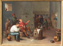 Load image into Gallery viewer, A Large Berlin (K.P.M.) Porcelain Plaque After David II TENIERS
