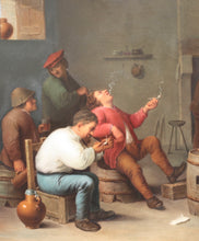Load image into Gallery viewer, A Large Berlin (K.P.M.) Porcelain Plaque After David II TENIERS
