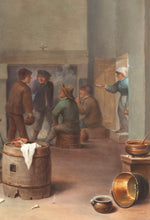 Load image into Gallery viewer, A Large Berlin (K.P.M.) Porcelain Plaque After David II TENIERS