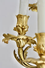 Load image into Gallery viewer, A Pair of Large Louis XV Style Ormolu Ten-Light Wall Appliques,  19th Century