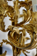 Load image into Gallery viewer, A Pair of Large Louis XV Style Ormolu Ten-Light Wall Appliques,  19th Century