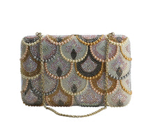 Load image into Gallery viewer, Fine Judith Lieber Pearl and Crystal Clutch