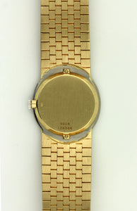 Piaget A yellow gold and diamond-set bracelet watch, Circa 1980