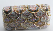 Load image into Gallery viewer, Fine Judith Lieber Pearl and Crystal Clutch