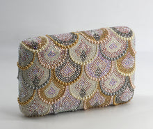 Load image into Gallery viewer, Fine Judith Lieber Pearl and Crystal Clutch