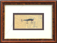 Load image into Gallery viewer, Shipman, (?) Three Mixed Media Gouaches of Fishing Lures