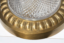 Load image into Gallery viewer, Monumental Pair of Gilt-Bronze Mounted Cut Crystal Vases