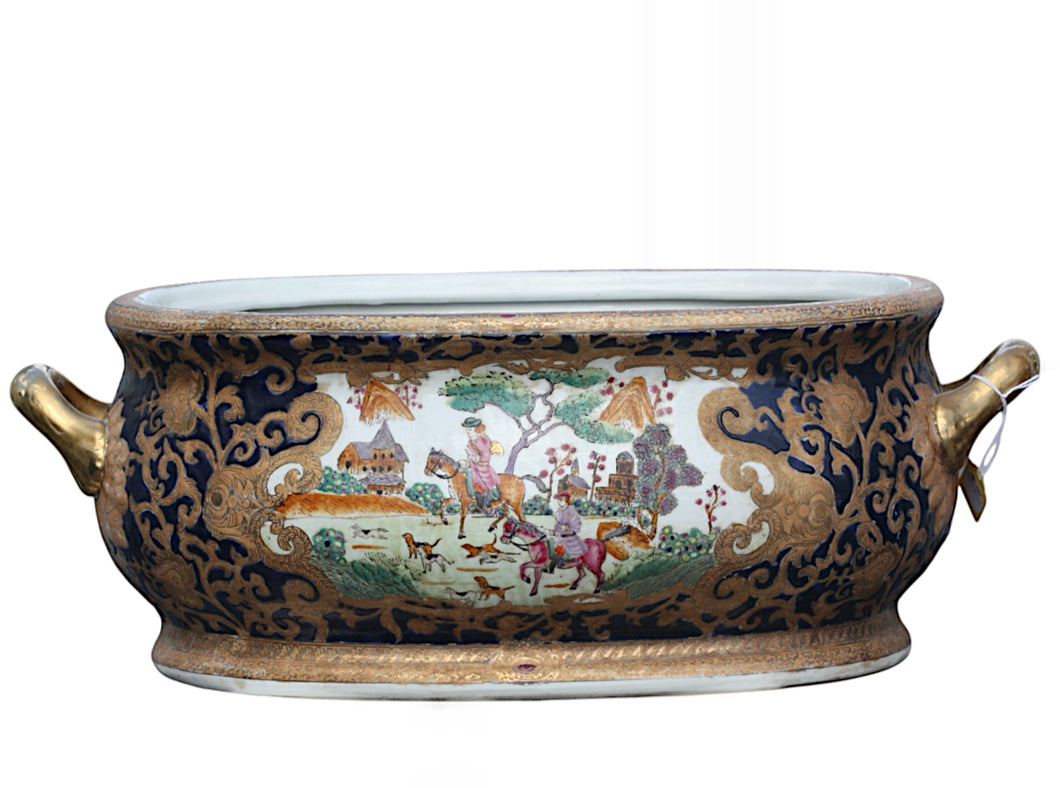 Chinese Export Style Porcelain Montieth