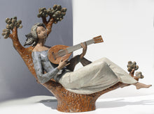 Load image into Gallery viewer, Large Lladro Figure of a Girl Playing The Mandolin