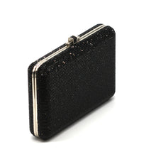Load image into Gallery viewer, Judith Lieber Black Minaudiere Evening Bag