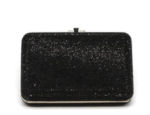 Load image into Gallery viewer, Judith Lieber Black Minaudiere Evening Bag