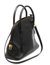 Load image into Gallery viewer, Atelier J.P. Renard Black Leather Bolide Type Handbag