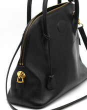 Load image into Gallery viewer, Atelier J.P. Renard Black Leather Bolide Type Handbag