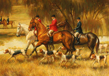 Load image into Gallery viewer, British/American School, 20th Century, Hunt Scene, The Start