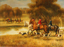 Load image into Gallery viewer, British/American School, 20th Century, Hunt Scene, The Start