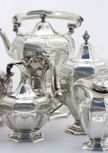 Load image into Gallery viewer, Fine Gorham Six-Piece Sterling Silver Tea &amp; Coffee Service