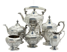 Load image into Gallery viewer, Fine Gorham Six-Piece Sterling Silver Tea &amp; Coffee Service