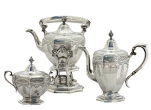 Load image into Gallery viewer, Fine Gorham Six-Piece Sterling Silver Tea &amp; Coffee Service