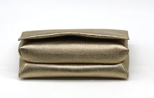 Load image into Gallery viewer, Brunello Cucinelli Gold Leather Evening Clutch