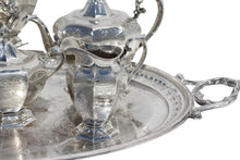 Load image into Gallery viewer, Fine Gorham Six-Piece Sterling Silver Tea &amp; Coffee Service