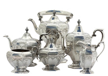 Load image into Gallery viewer, Fine Gorham Six-Piece Sterling Silver Tea &amp; Coffee Service