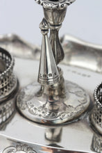 Load image into Gallery viewer, Victorian Silver and Cut-Glass Ink Standish