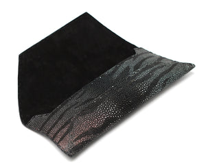 Manila Stingray Platinum Tiger Striated Clutch