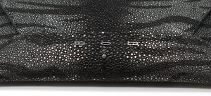 Manila Stingray Platinum Tiger Striated Clutch