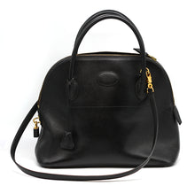 Load image into Gallery viewer, Atelier J.P. Renard Black Leather Bolide Type Handbag