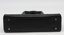 Load image into Gallery viewer, Good Lana Marks Diamond Dust Black Ostrich Handbag