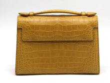 Load image into Gallery viewer, Laurent Effel Sienna Yellow Alligator Handbag