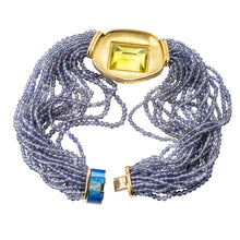 Load image into Gallery viewer, Leo de Vroomen Citrine, Enamel and Diamond Necklace, 18 Karat Gold