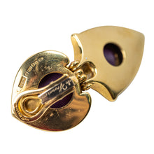 Load image into Gallery viewer, Leo de Vroomen, Pair of 18K Gold and STAR RUBY Ear Clips