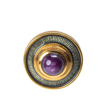 Load image into Gallery viewer, Leo de Vroomen 18 Karat Gold, Enamel and Star Ruby Ear Clips