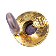 Load image into Gallery viewer, Leo de Vroomen 18 Karat Gold, Enamel and Star Ruby Ear Clips