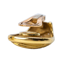 Load image into Gallery viewer, Leo de Vroomen 18K Gold, Enamel &amp; Diamond Ear Clips (Signed)