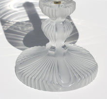 Load image into Gallery viewer, Lalique Crystal “Champs-Élysées” Hurricane Candle Holder,