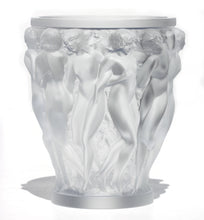 Load image into Gallery viewer, Lalique France, “Bacchantes” Frosted Crystal Vase