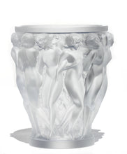 Load image into Gallery viewer, Lalique France, “Bacchantes” Frosted Crystal Vase