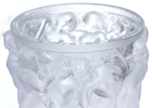 Load image into Gallery viewer, Lalique France, “Bacchantes” Frosted Crystal Vase