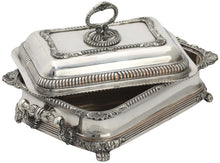 Load image into Gallery viewer, Good Georgian Style Silver Plate Covered Entrée Dish