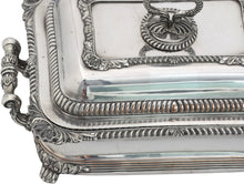 Load image into Gallery viewer, Good Georgian Style Silver Plate Covered Entrée Dish