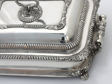 Load image into Gallery viewer, Good Georgian Style Silver Plate Covered Entrée Dish