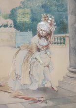 Load image into Gallery viewer, Pair of Watercolors by  Lucina Rossi, (French, 1846-1913)